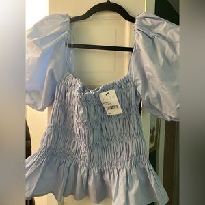 ASTR Savina Puff-Sleeve Top